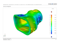 Messbericht Seite 4 : Globaler Soll-Ist-Vergleich 3D Ansicht