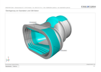 Messbericht Seite 4 : Durchdringung von Scandaten und CAD-Modell