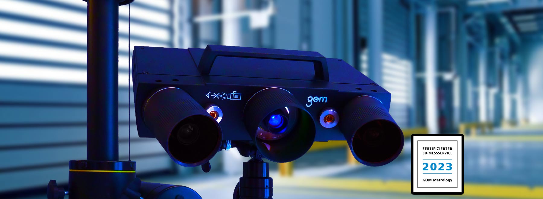 GOM Zeiss Atos Q Steifenlichtscanner hochpräzises 3D Scansystem